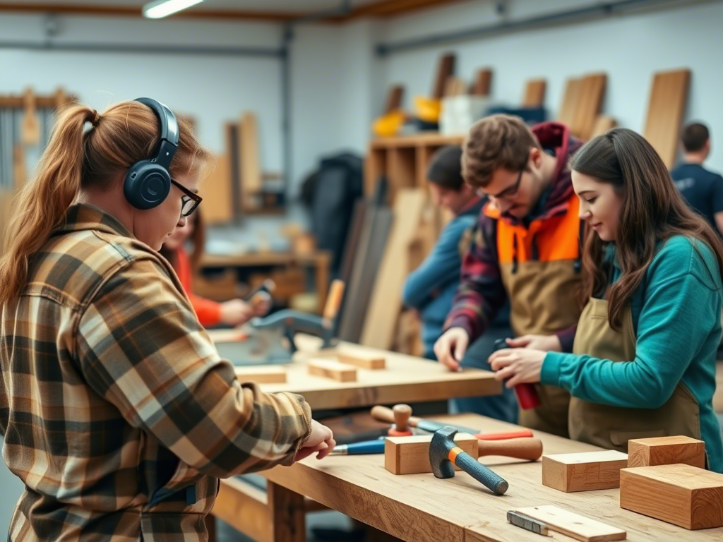 دورة تعليم النجارة للمبتدئين